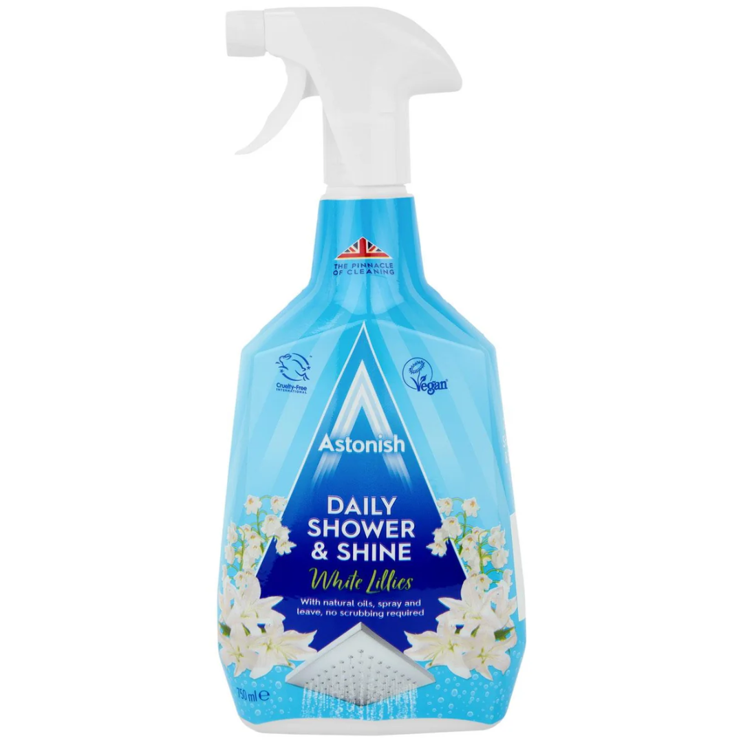 Astonish white lilies shower