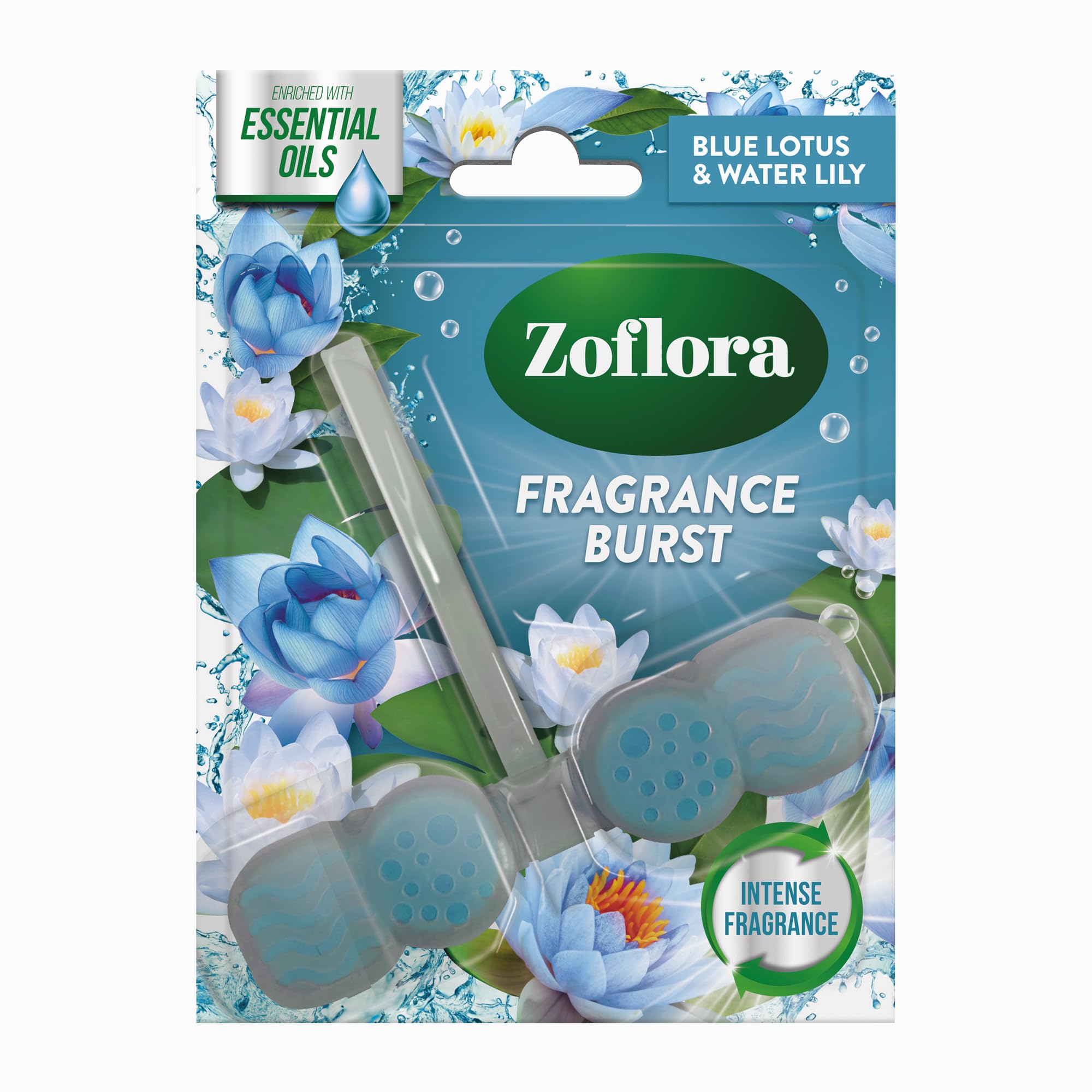 ZOFLORA BLUE LOTUS & WATER LILY RIM BLOCK 48g
