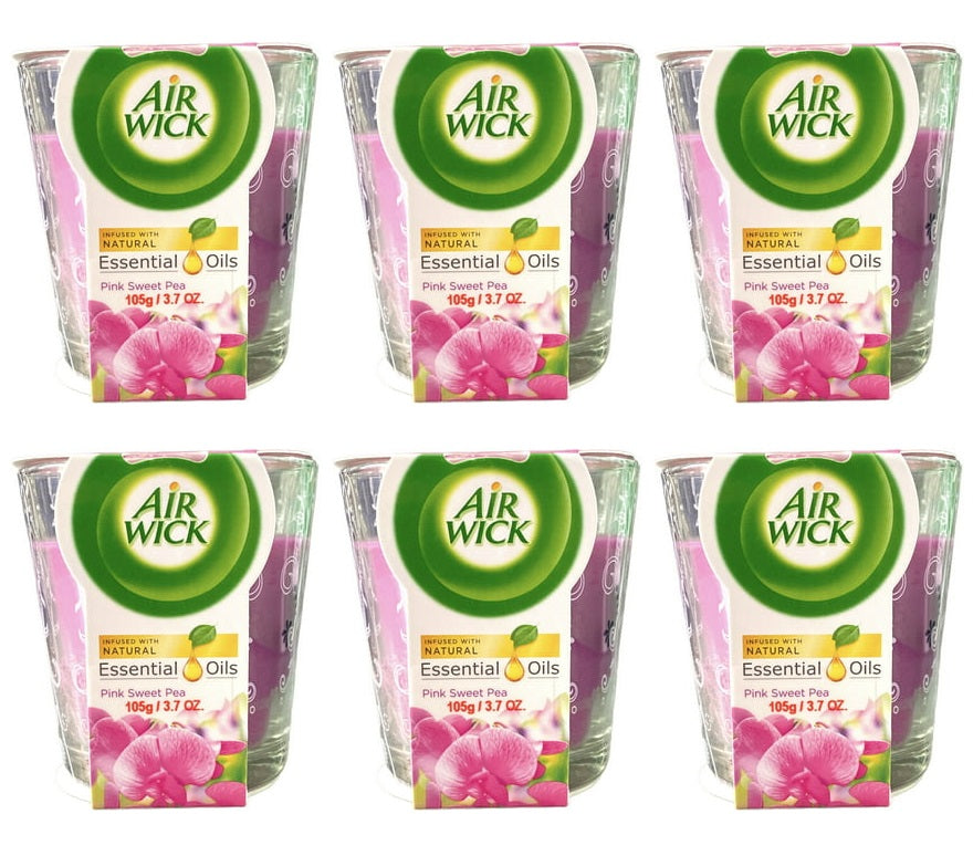 AIRWICK CANDLE PINK SWEET PEA (C) 105GM