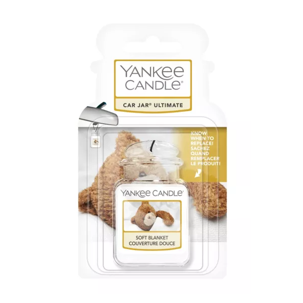 YANKEE CAR AIR FRESHENER JAR SOFT BLANKET(C)                6 2