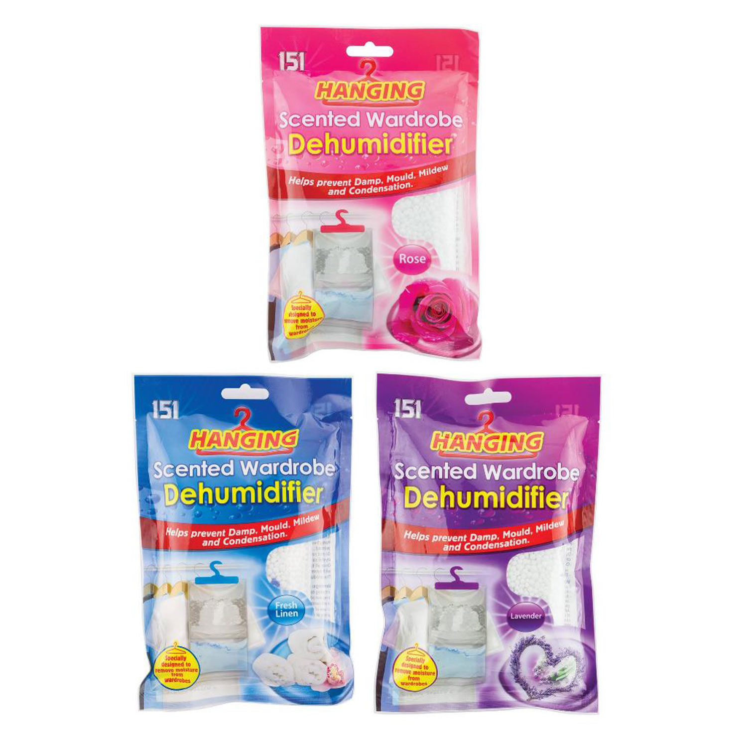 Wardrobe dehumidifier lavender