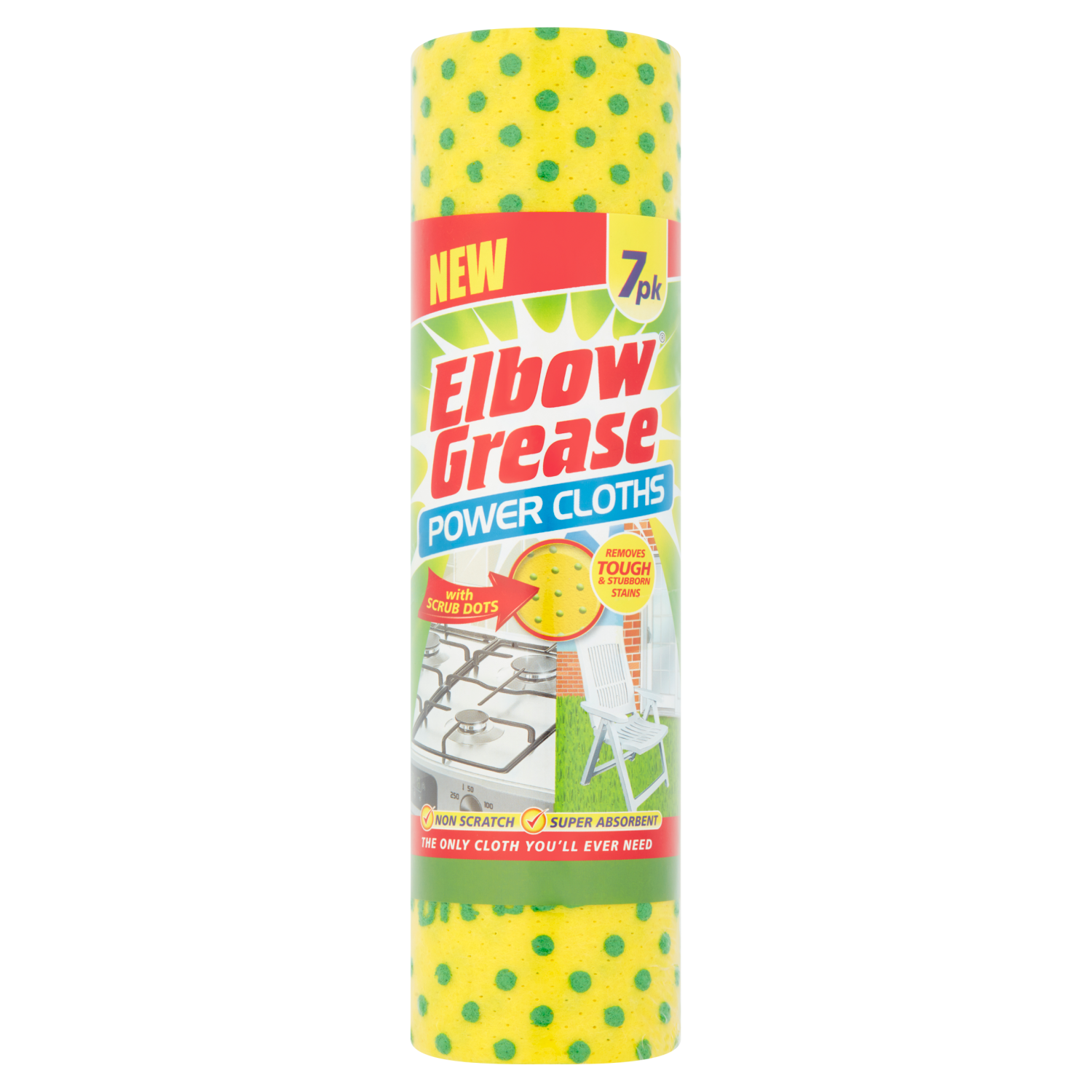 ELBOW GREASE POWER CLOTHS 7PK