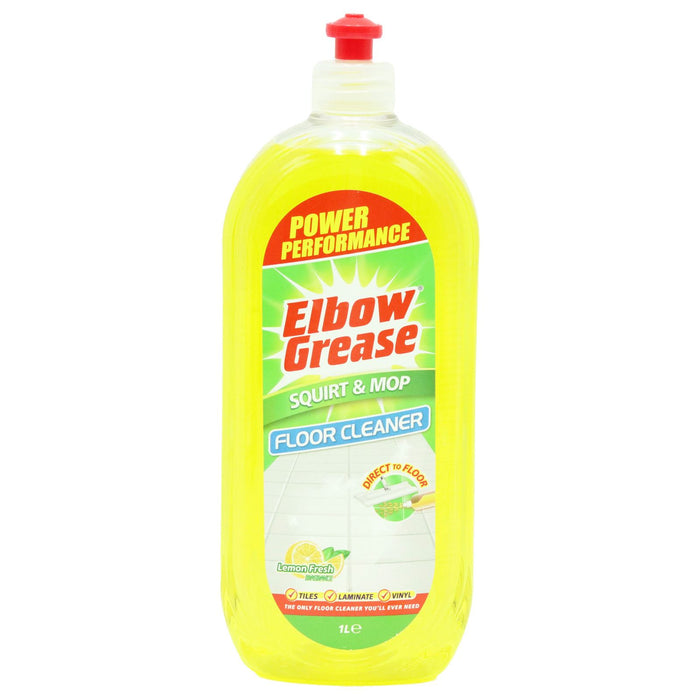 Elbow Grease Squirt & Mop Lemon Fresh All Purpose Floor Cleaner 1L