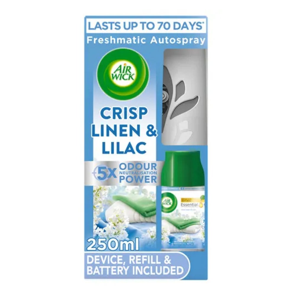 Air wick essentials oil crisp linen unit