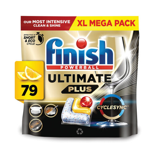 FINISH POWERBALL ULTIMATE PLUS DISHWAHER TABS 79's