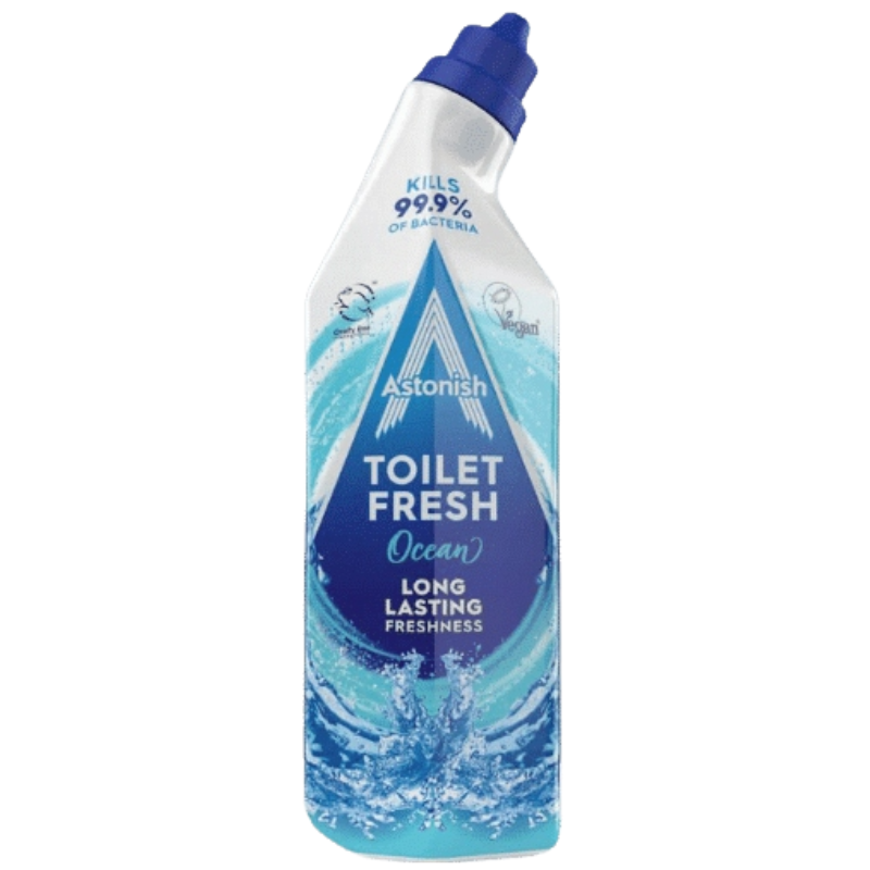 AIRPURE TRIGGER MIX B 500ML AB/OMG/PG APDMIXB 1.00 9.10 20.00 213760 9.10 1*12 ASTONISH TOILET FRESH OCEAN 750ml