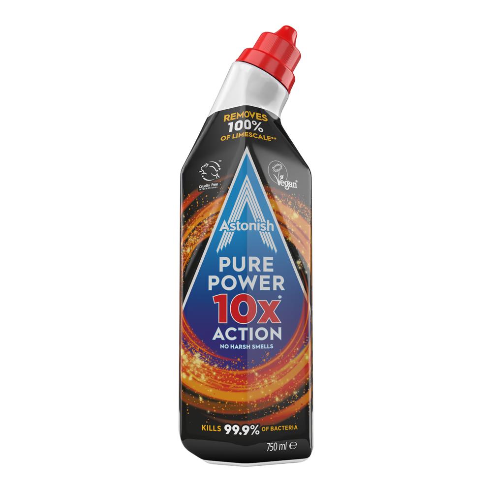 ASTONISH PURE POWER TOILET GEL 10x ACTION
