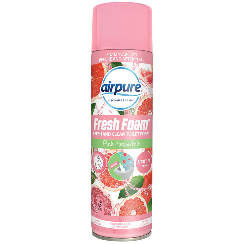 AIRPURE MIGHTY MOUSSE TOILET PINK GRAPEFRUIT 500ML