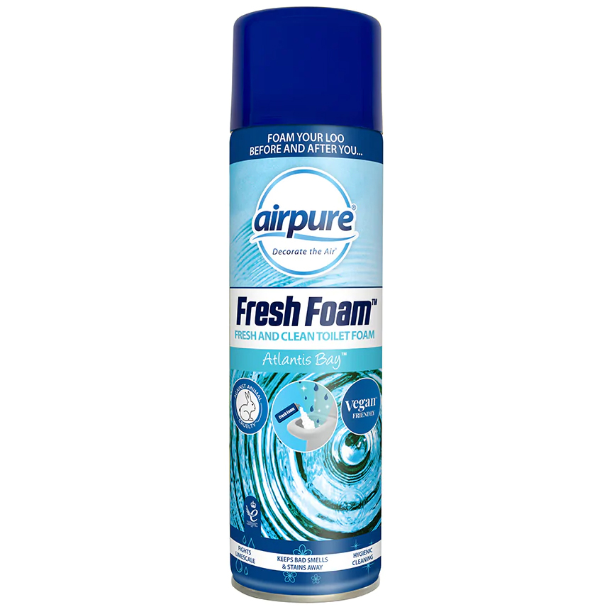 AIRPURE MIGHTY MOUSSE TOILET ATLANTIS BAY 500ML
