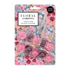 FLORAL TOILET RIM BLOCK TWIN GARDENIA