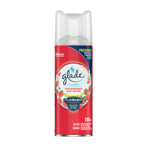 GLADE A/F 180ml STRAWBERRY & CREAM
