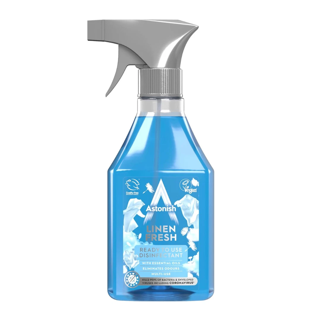 ASTONISH DISINFECTANT TRIGGER LINEN FRESH 550ML
