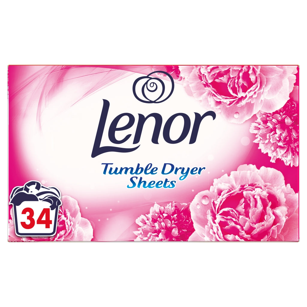 Lenor dryer sheets pink blossom 34