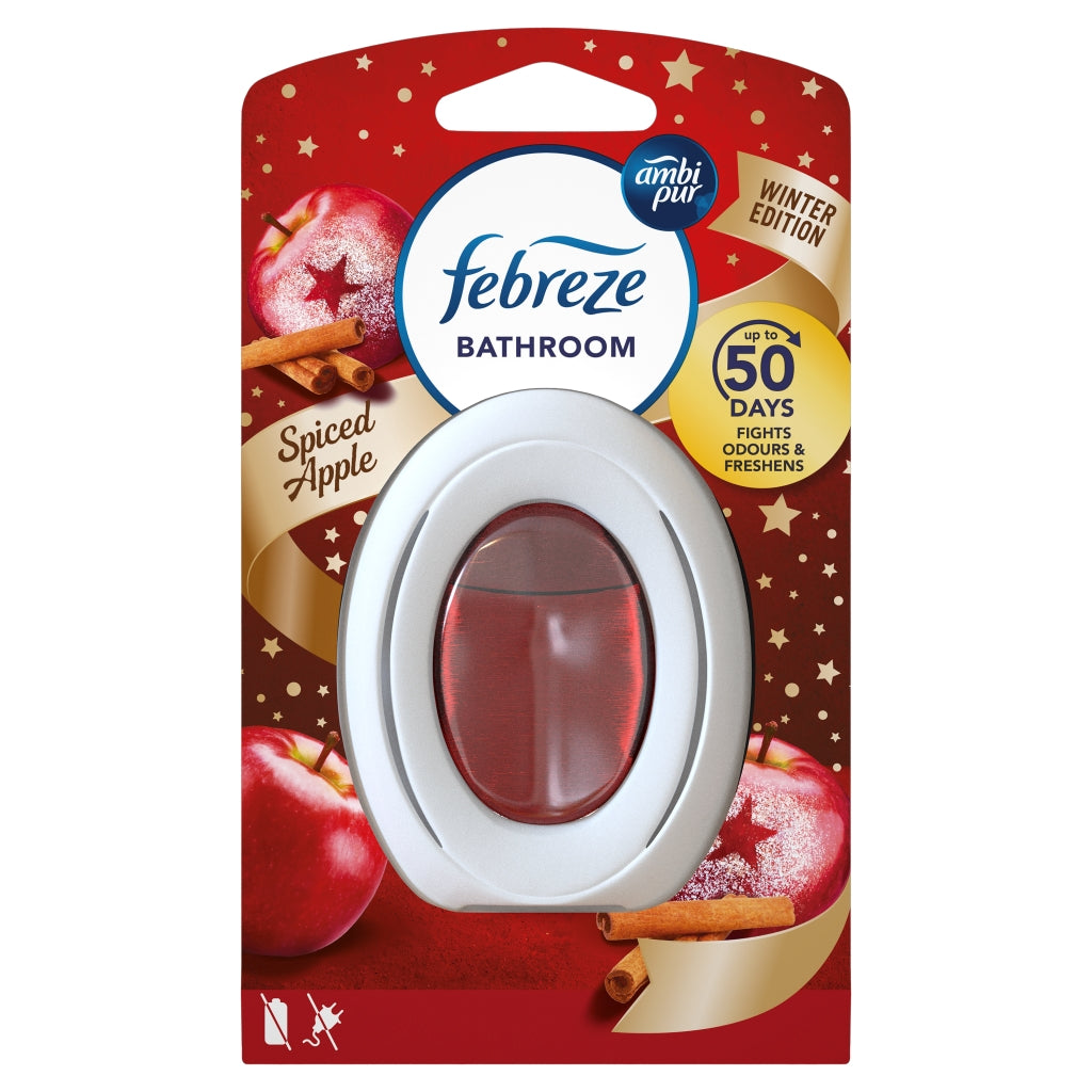 FEBREZE BATHROOM AIR FRESHENER SPICED APPLE (D) 7.5ML