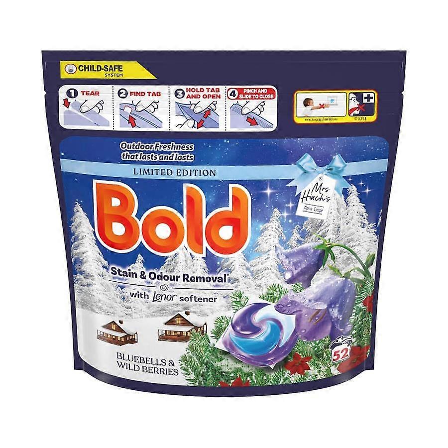 BOLD WITH LENOR ALPINE ESCAPE BLUEBELLS & WILD BERRIES TABS 52'S