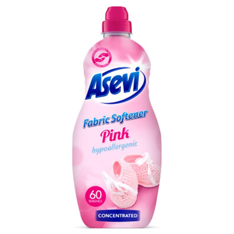 ASEVI FABRIC SOFTENER HYPOALLERG PINK 60W 03/28 1380ML
