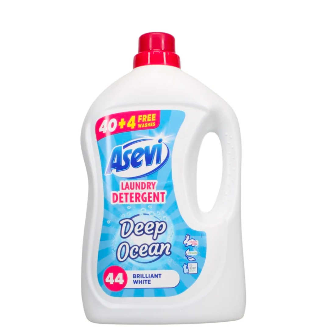 ASEVI LAUNDRY DETERGENT DEEP OCEAN BRILL WHITE 44 W 2376ml