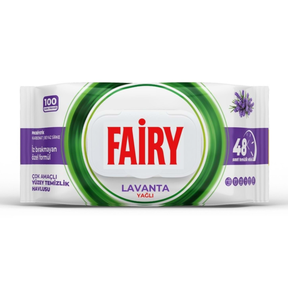 FAIRY WIPES 100'S LAVENDER