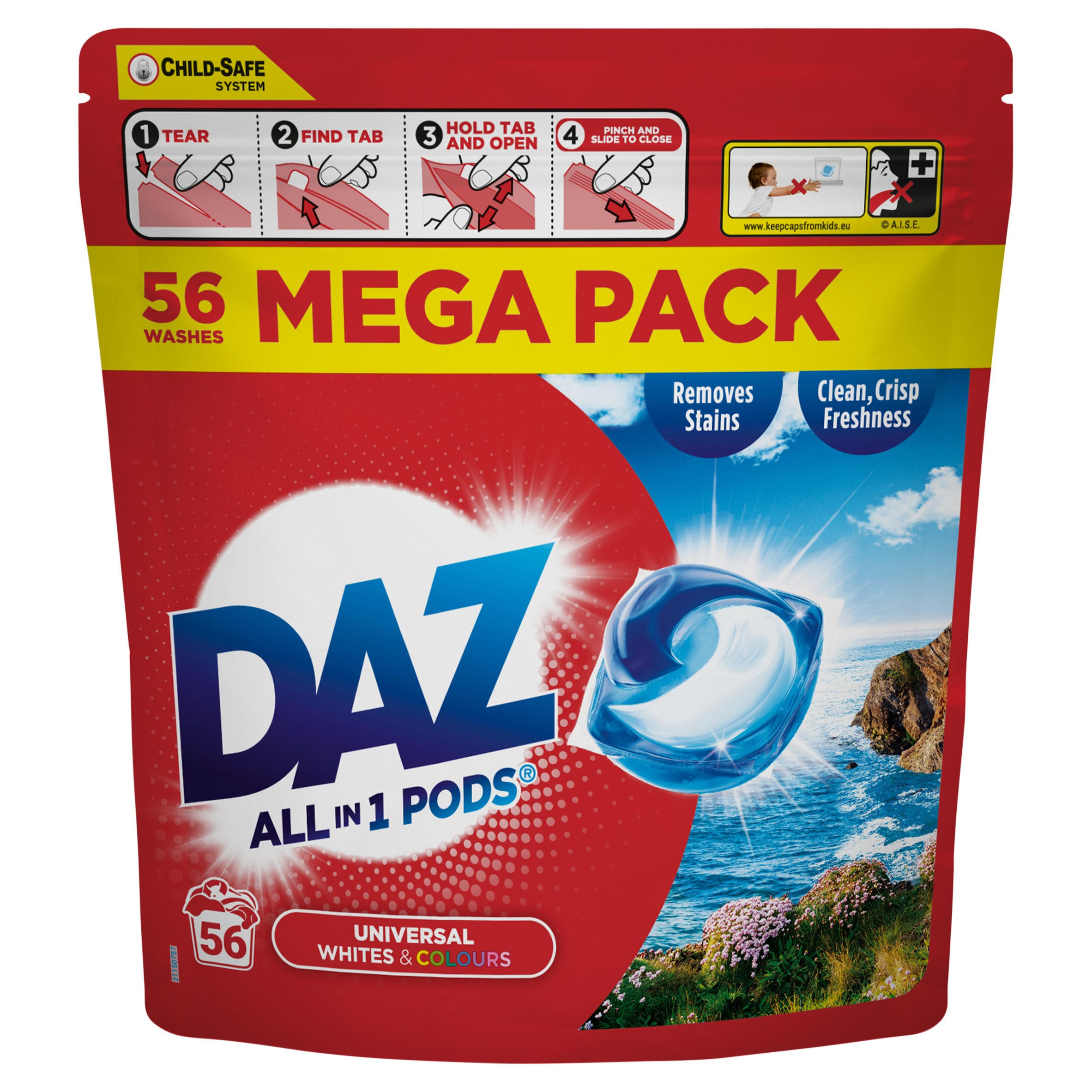 DAZ LAUNDRY PODS 56W                              56W       2 3