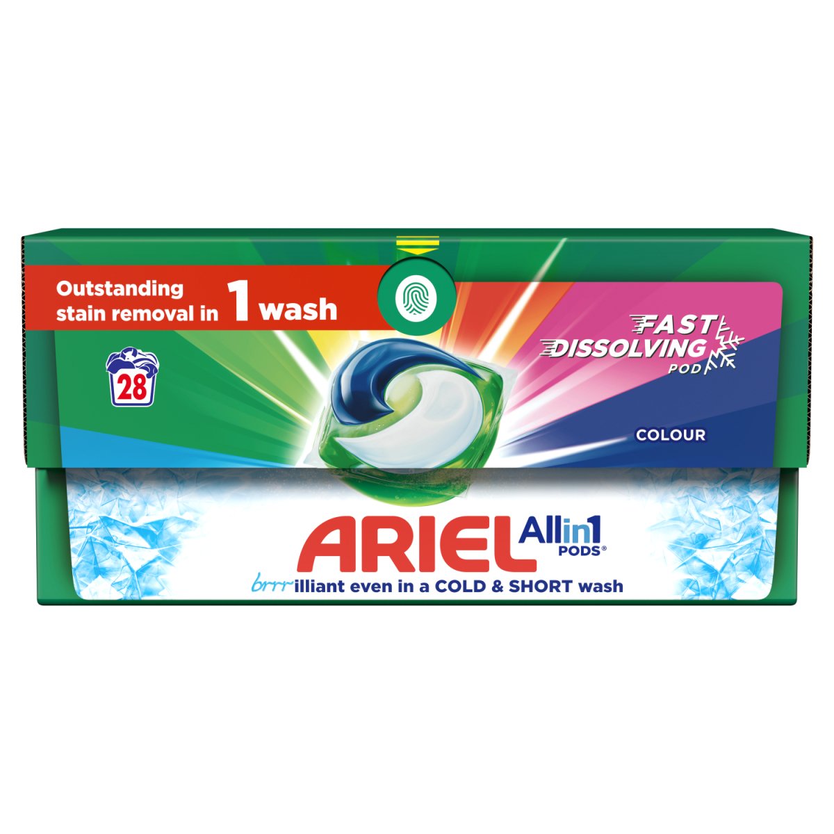 ARIEL PODS COLOUR 28S (D)                         28 WASH   4 1