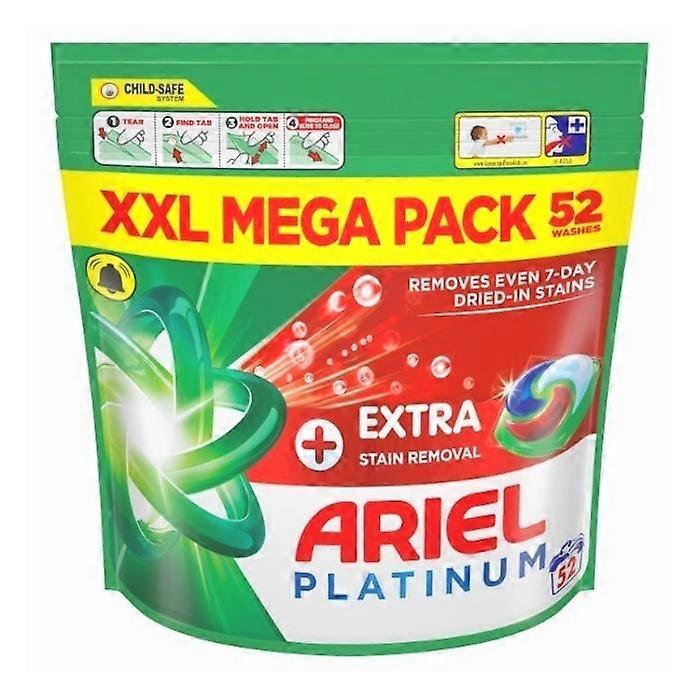 ARIEL PODS + PLATINUM STAIN REMOVER 52S(D) 52CT