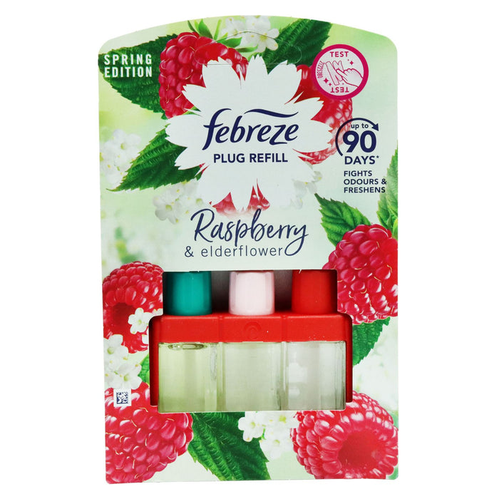 FEBREZE 3VOL PLUG REFILL RASPBERRY AND ELDERFLOWER 20ML