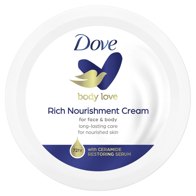 dove body love cream