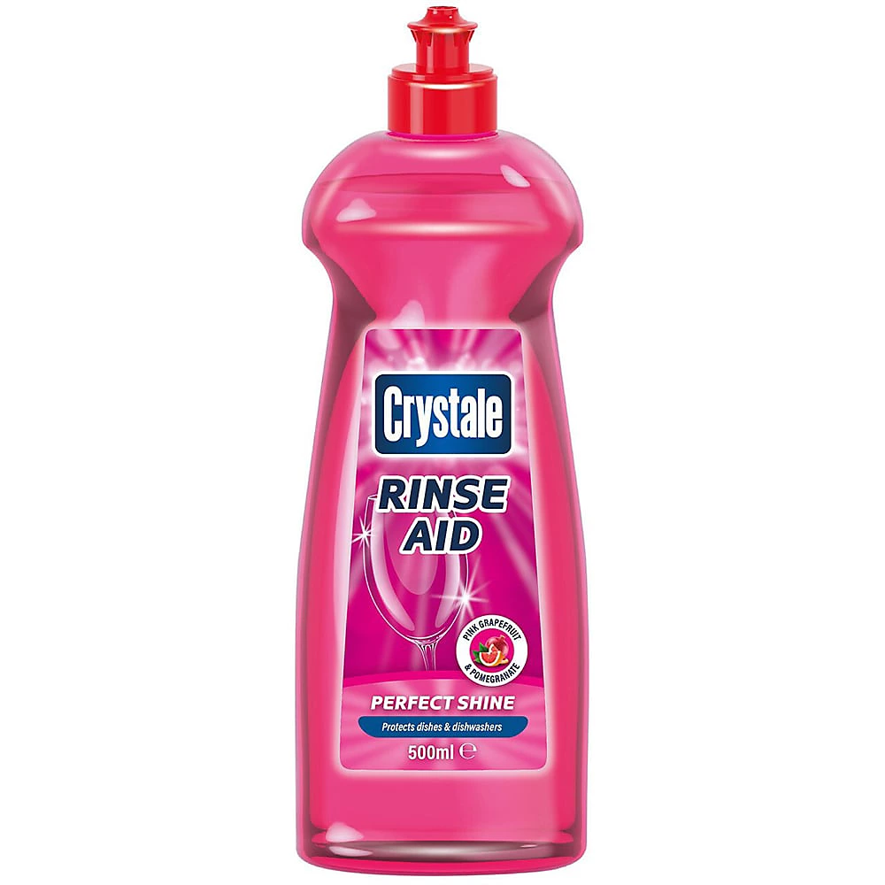 CRYSTALE DISHWASHER RINSE AID PINK GRAPEFRUIT 500ML