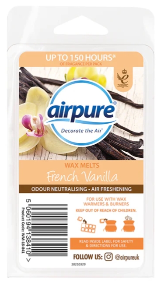 Air pure wax melts vanilla french